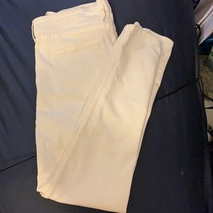 H&M white skinny jeans